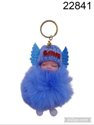 Imagen de LLAVERO CON POMPON BEBE 3.26